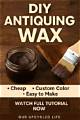 How to Make Antiquing Paint Wash
