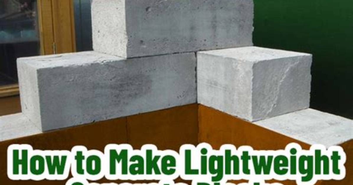How to Make Lightweight Cement