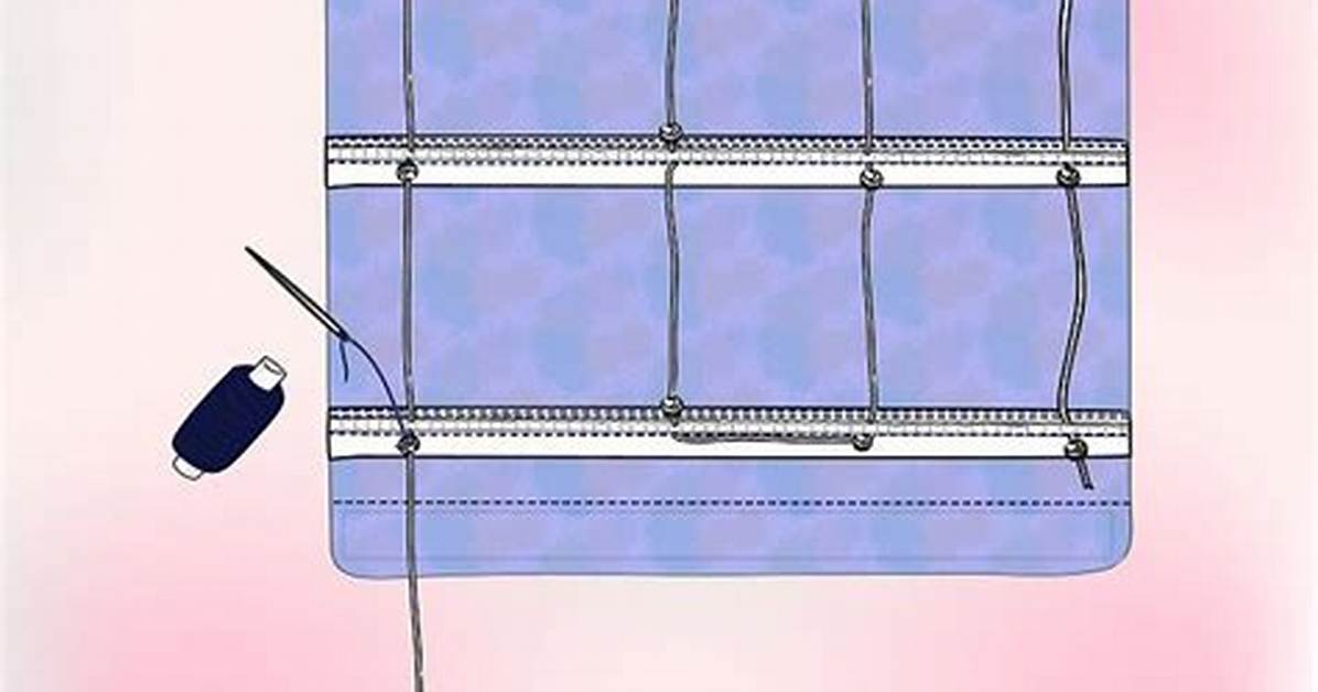 How to Make Roman Blinds Using a Curtain Rod