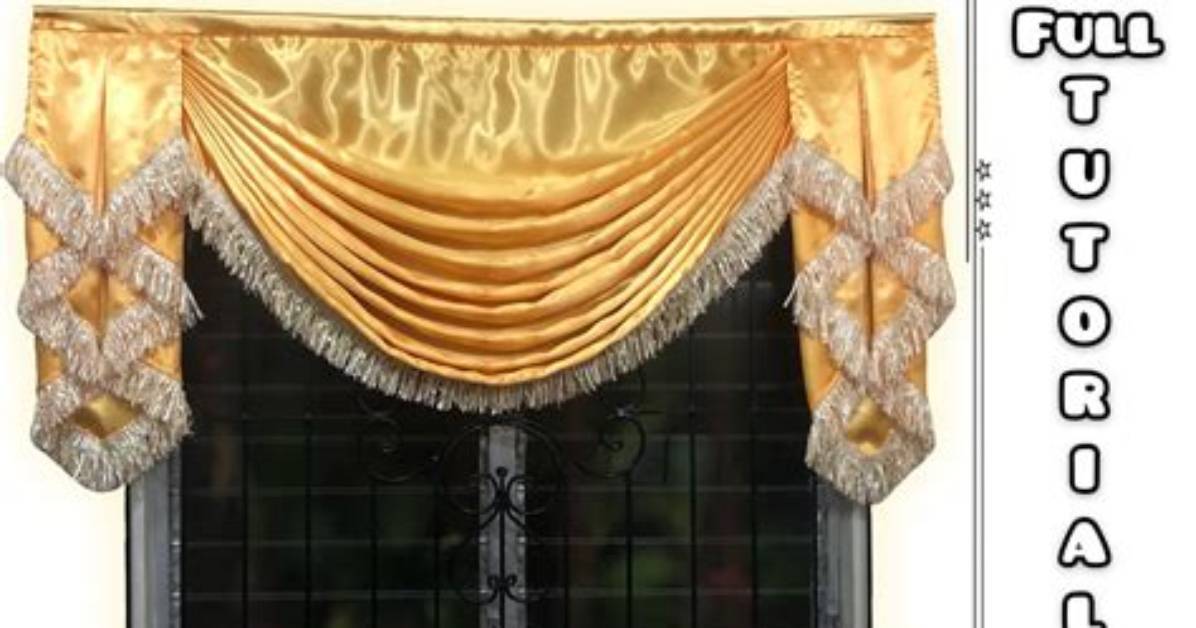 How to Make Swag Curtains With