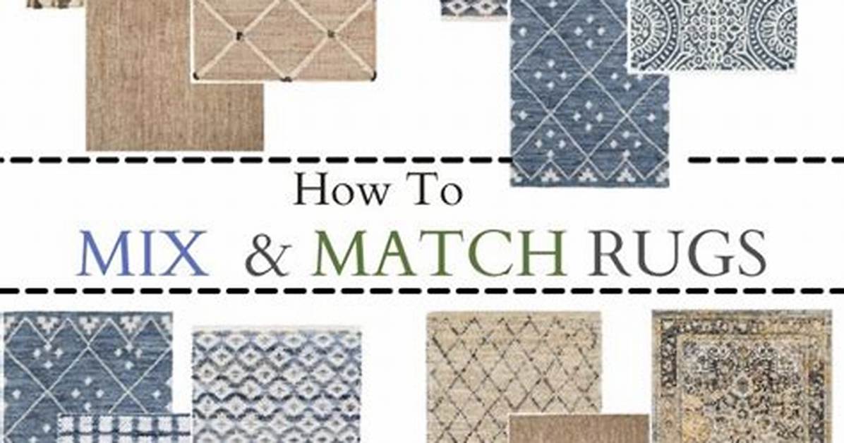 How to Match Rugs