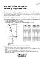 How to Measure Mast Prebend?