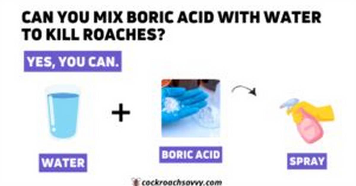 How to Mix Boric Acid To