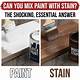 How to Mix Stain with Varnish