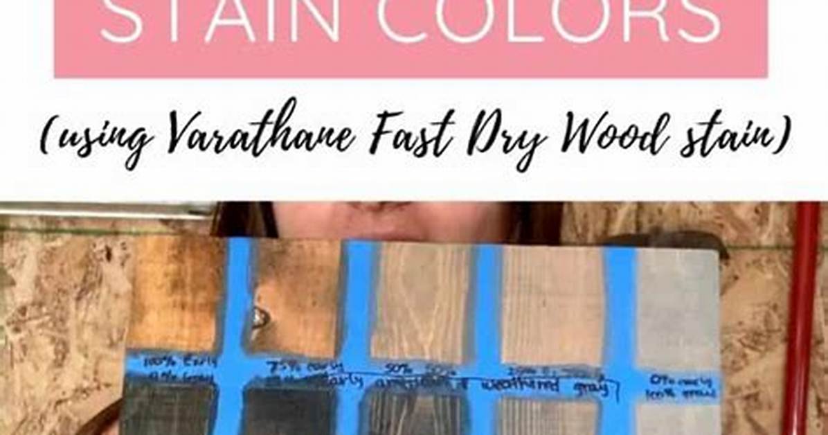 How to Mix Stain With