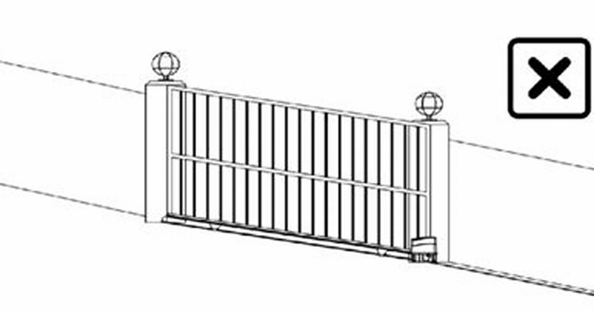 How to Mount a Gate on Unlevel Ground