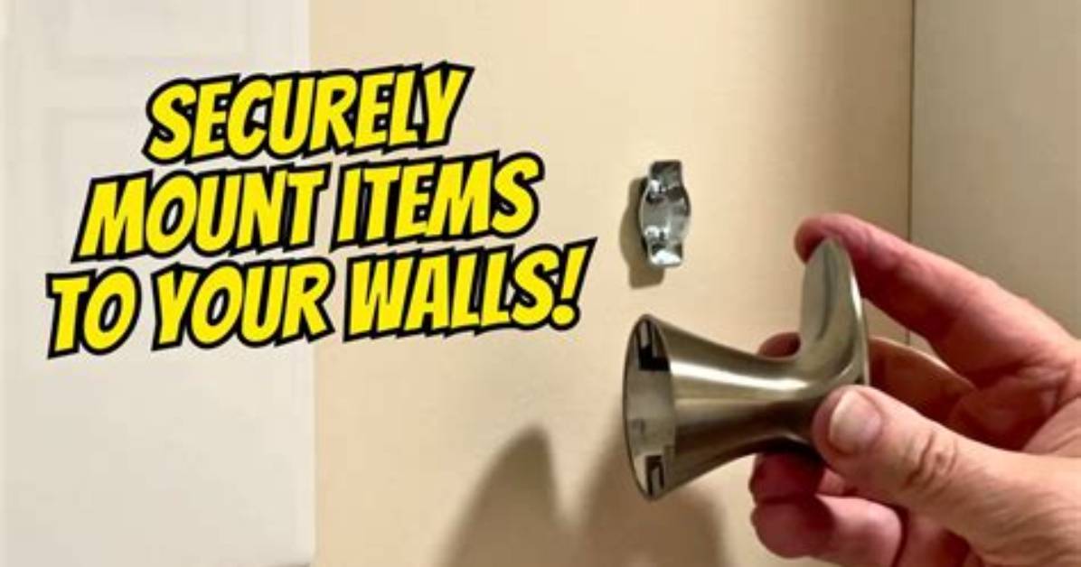 How to Mount Items on A