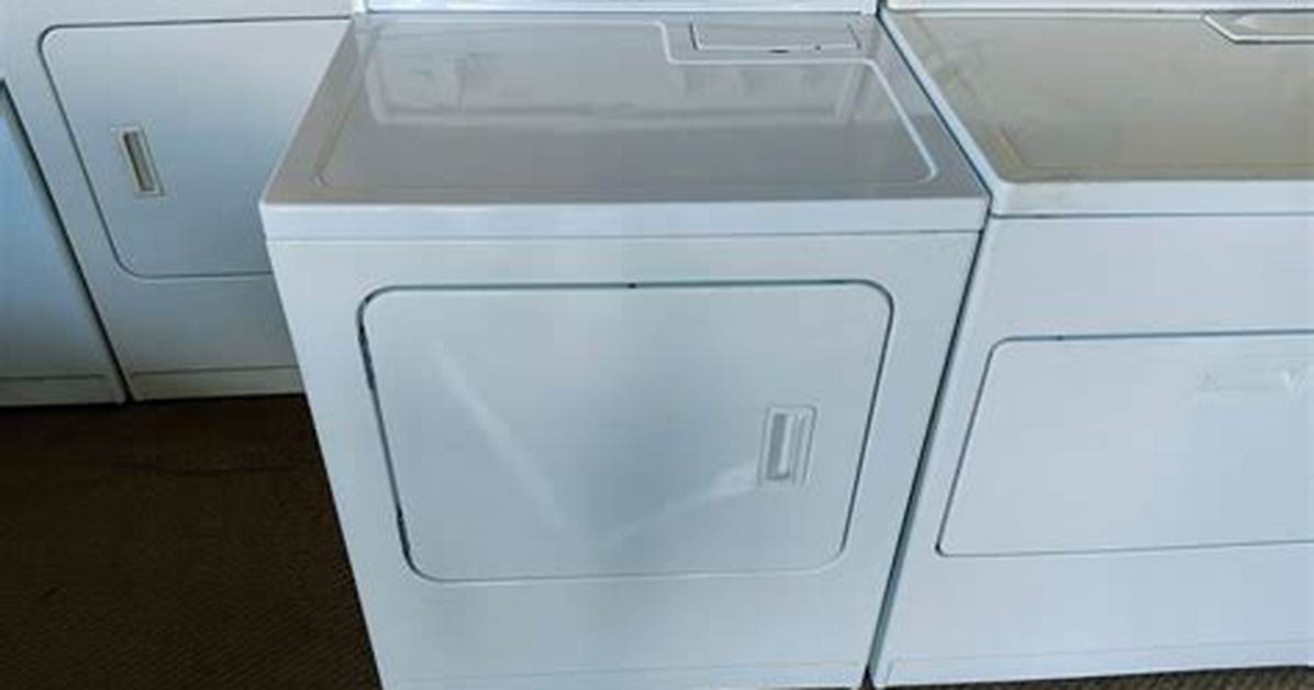 How to Open a Kitchenaid Dryer Front