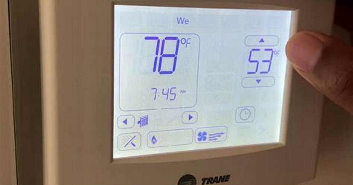 How to Operate Trane Thermostat