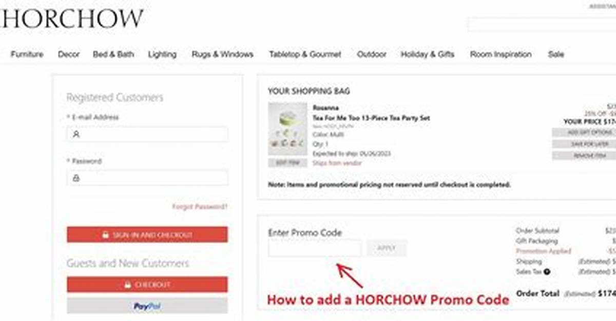 How to Order the Horchow