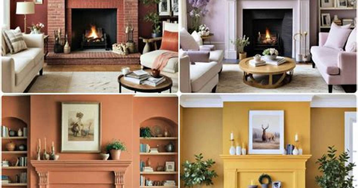 How to Paint a Fireplace