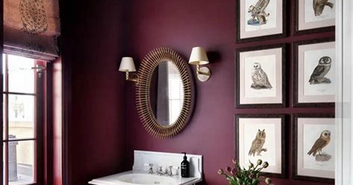 How to Paint a Room with Burgundy Leather Furniture