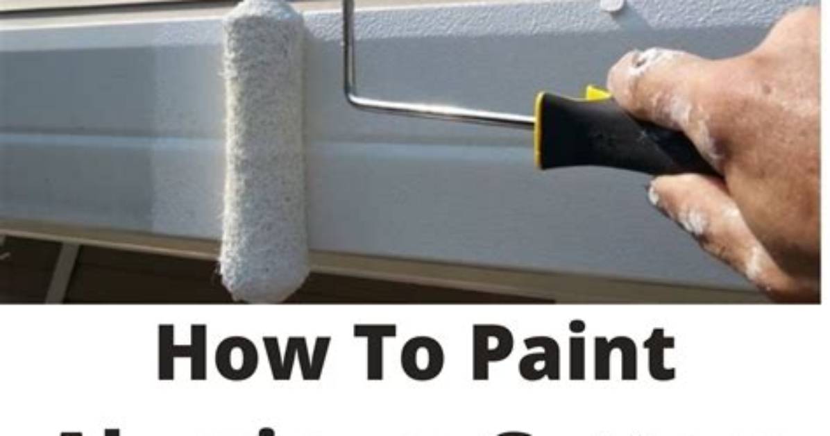 How to Paint Aluminum Gutter to Look Like Copper