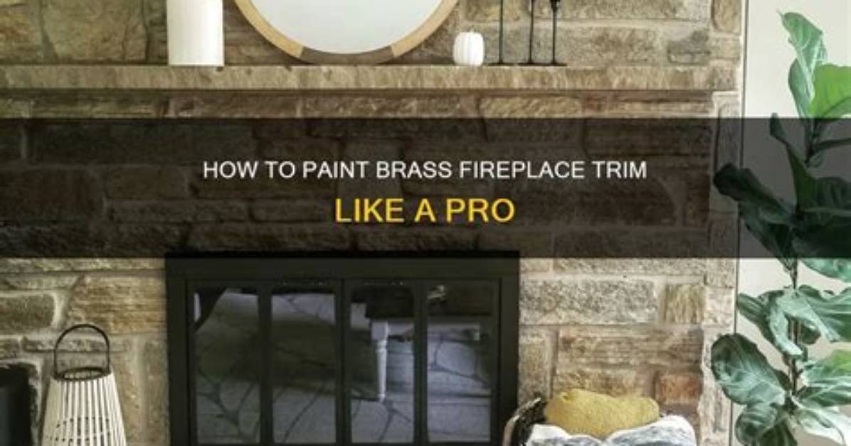 How to Paint Brass Trim for A