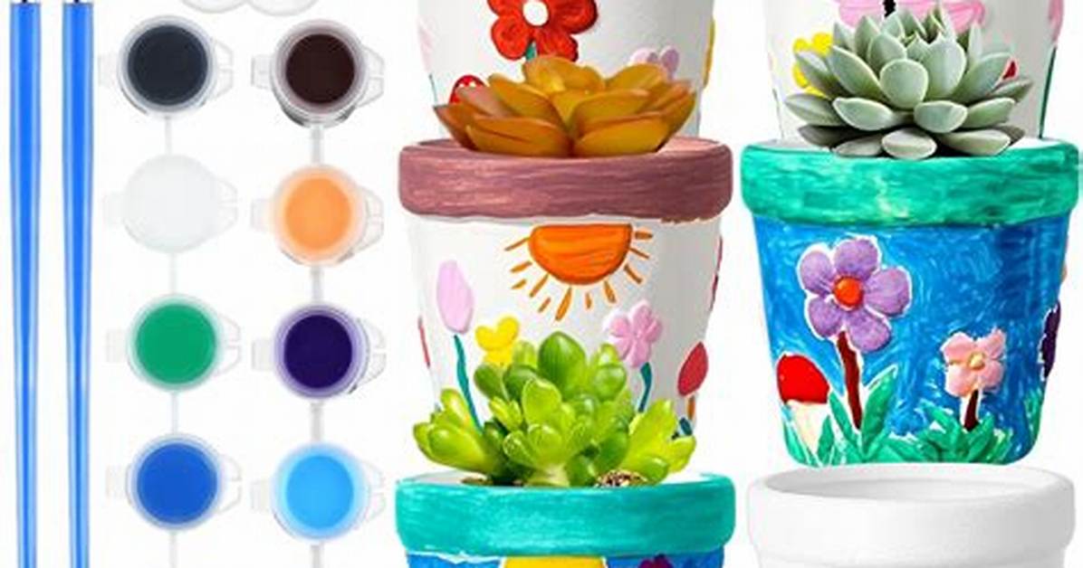 How to Paint Ceramic Flower Pots
