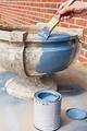 How to Paint Concrete Planters