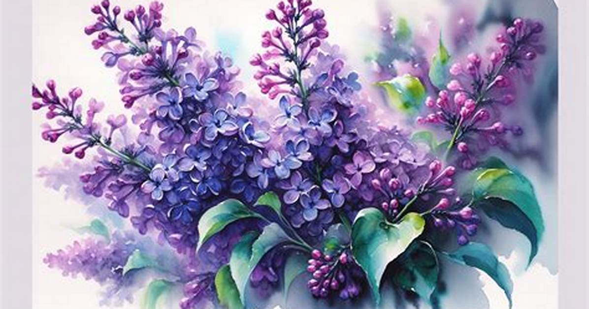 How to Paint Lilacs