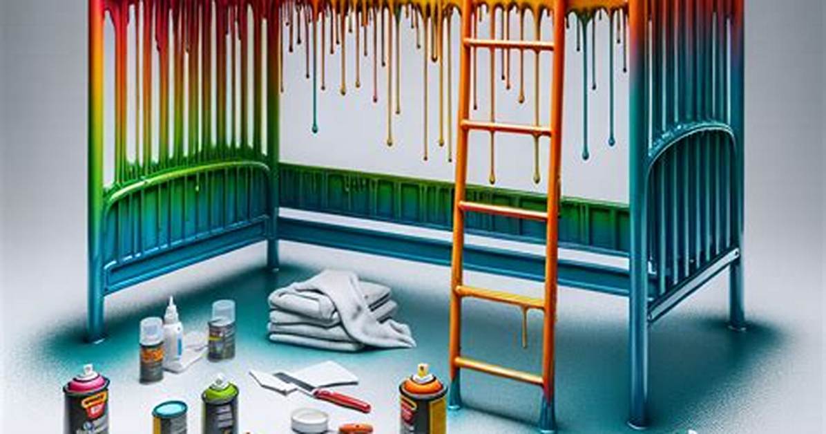 How to Paint Metal Bunk
