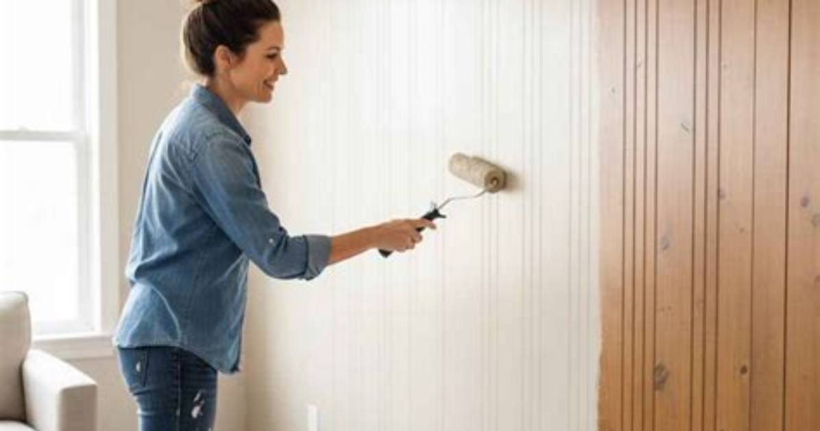 How to Paint Paneling Like It S