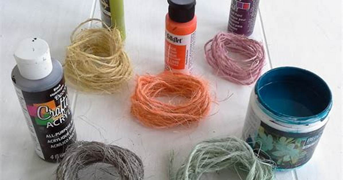 How to Paint Sisal