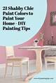 How to Paint Walls Shabby Chic