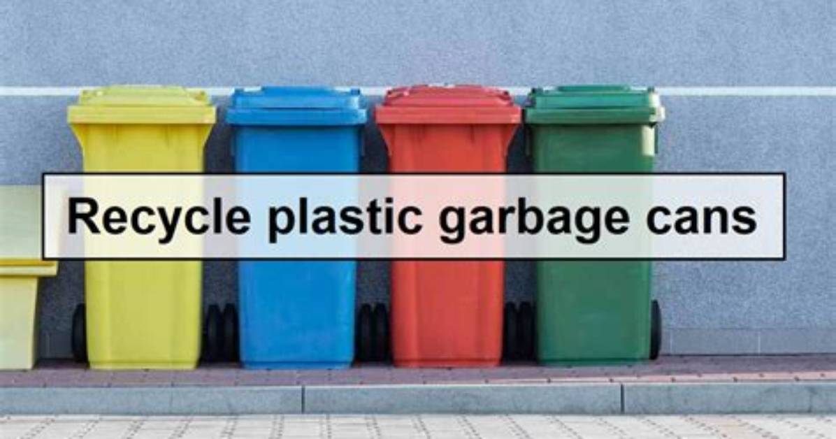 How to Patch Plastic Garbage Cans