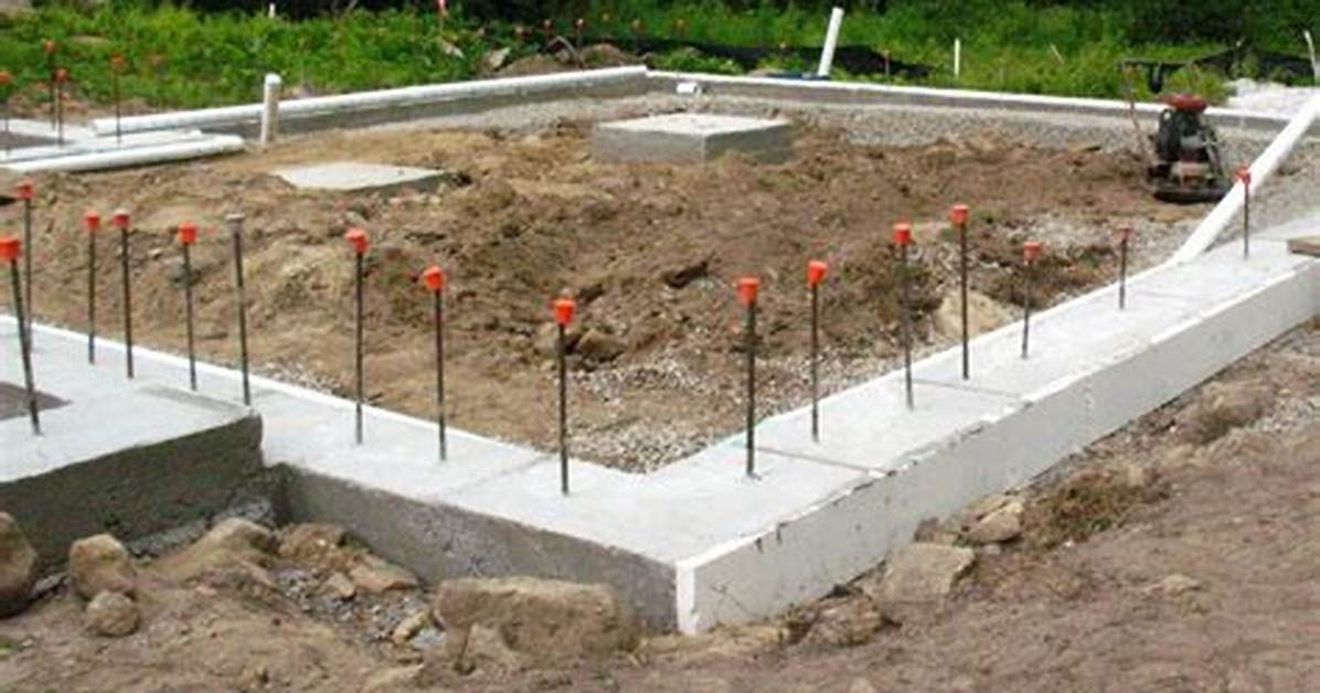 How to Pour Footings for a Block
