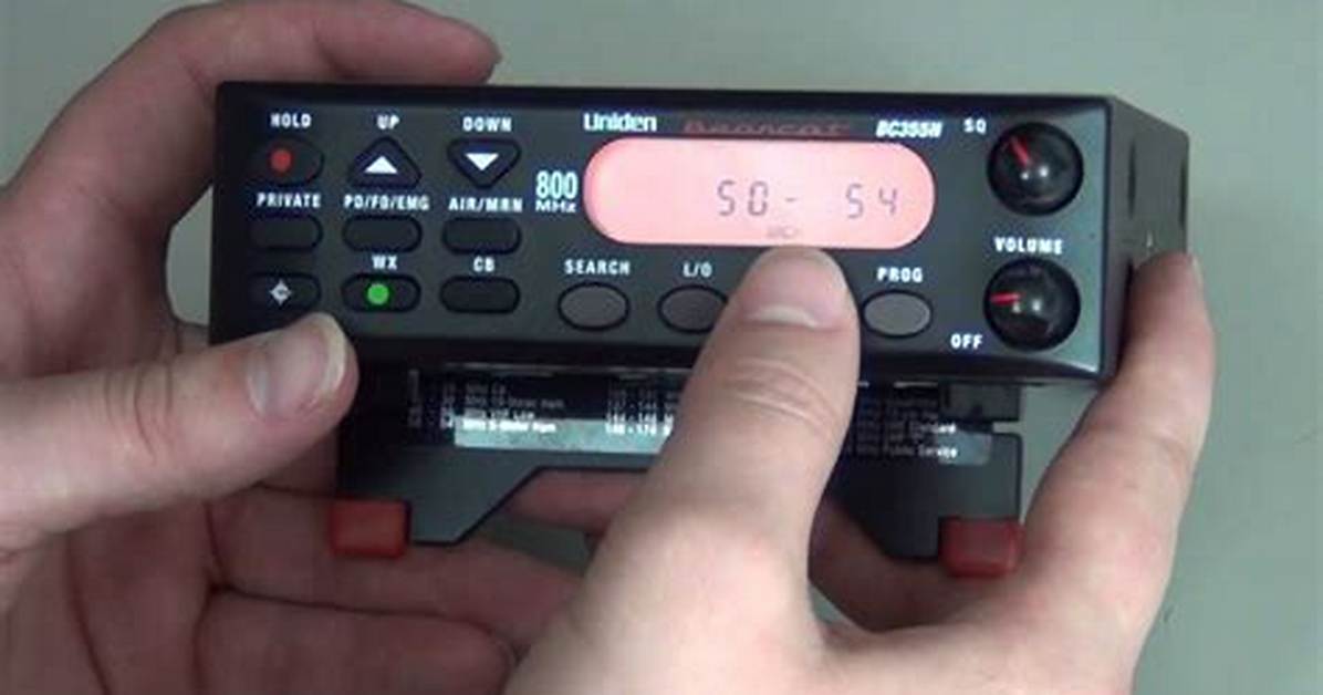 How to Program a Uniden Bearcat