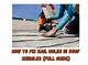 How to Properly Seal Nail or Screw Holes on the Exterior of Your Home