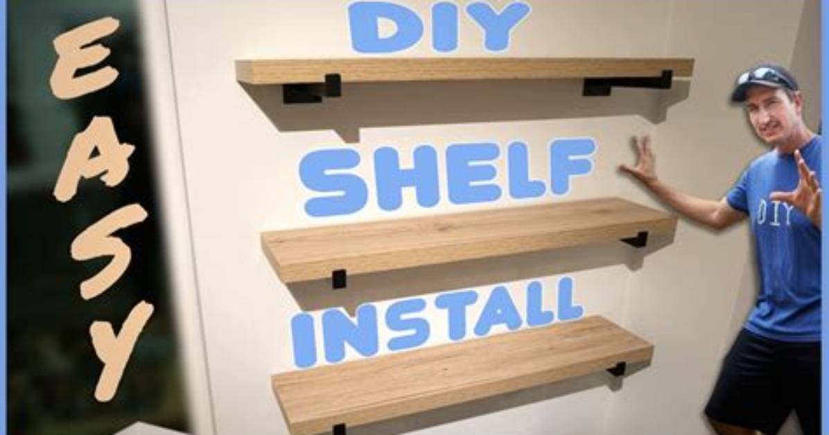How to Put Shelves in An
