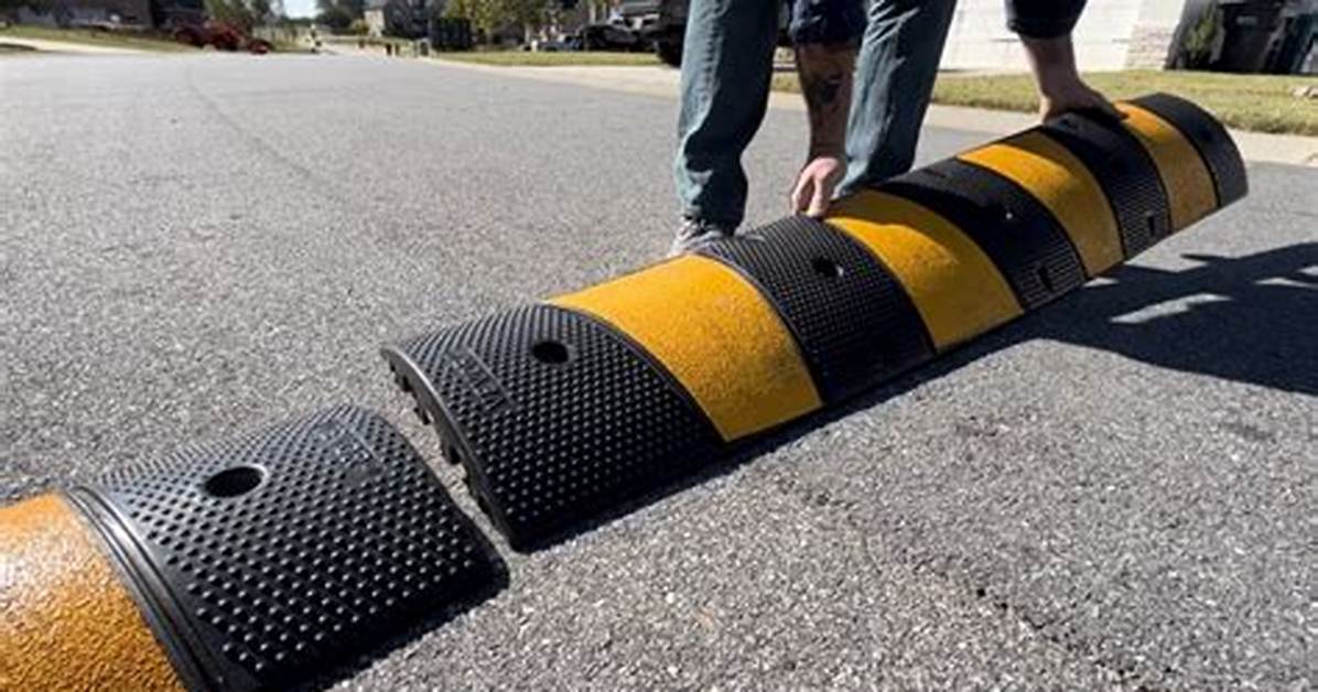 How to Put Speed Bumps on a Dirt