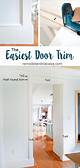 How to Put Trim Around a Door When the Wall Is Not Level with the Frame