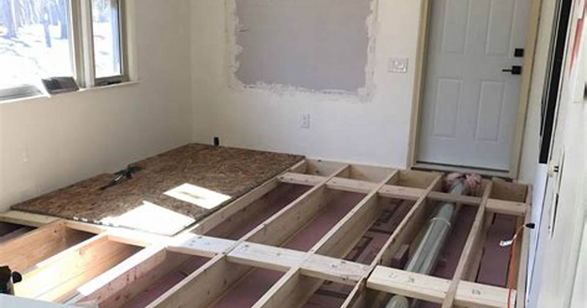 How to Raise a Sunken Living Room