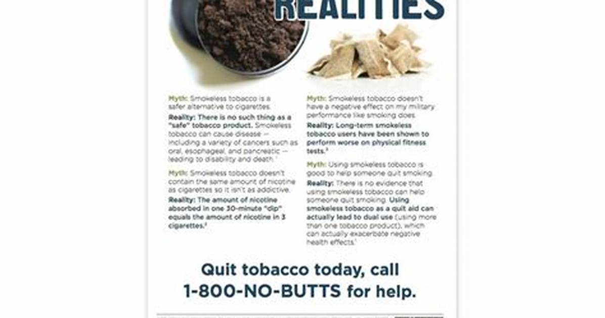 How to Recycle Smokeless Tobacco