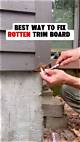 How to Redo Rotten Trim Around a Garage Door