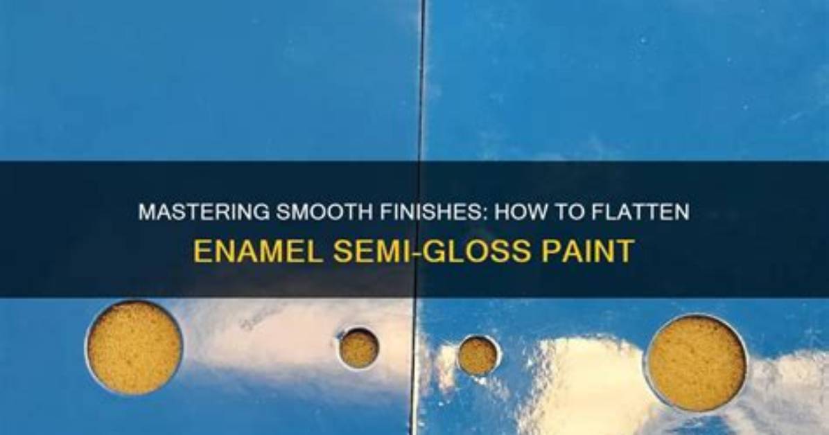 How to Reduce the Gloss Of