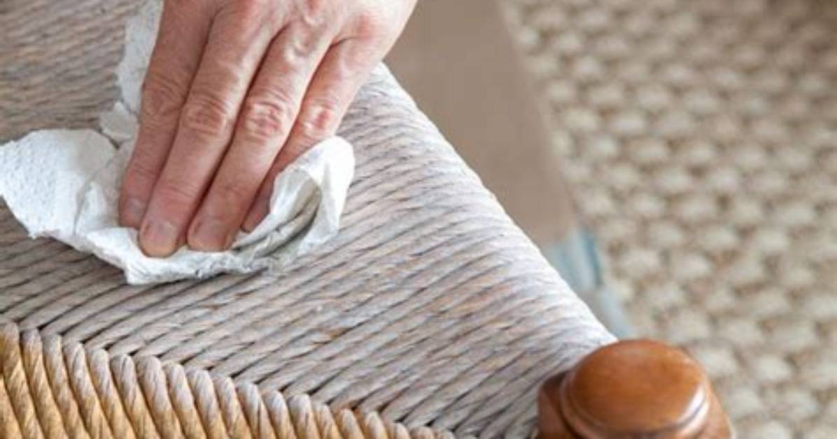 How to Refinish a Chair Seat with Rush Weaving