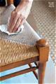 How to Refinish a Chair Seat with Rush Weaving