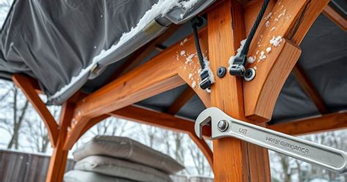 How to Reinforce Your Gazebo
