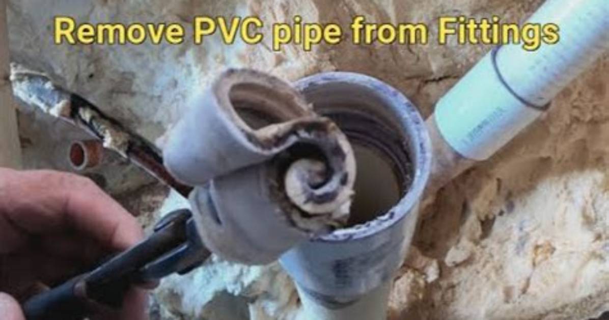 How to Remove a Broken Pvc Fitting from a Threaded Pipe