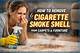 How to Remove a Cigarette Smoke Smell with a Fogger