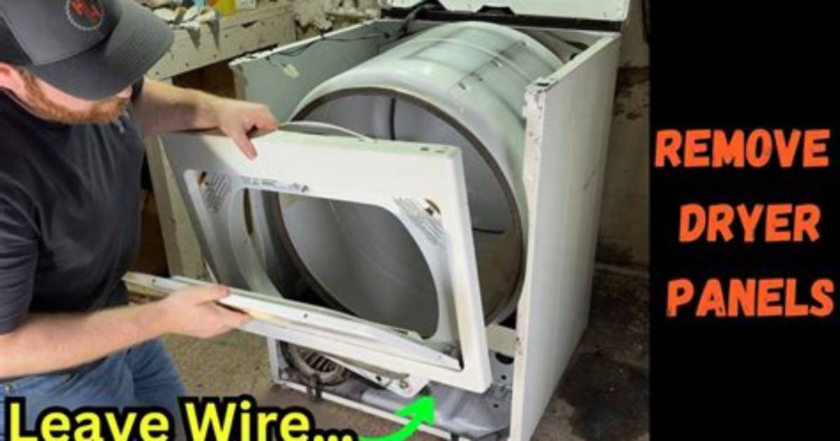 How to Remove a Dryer