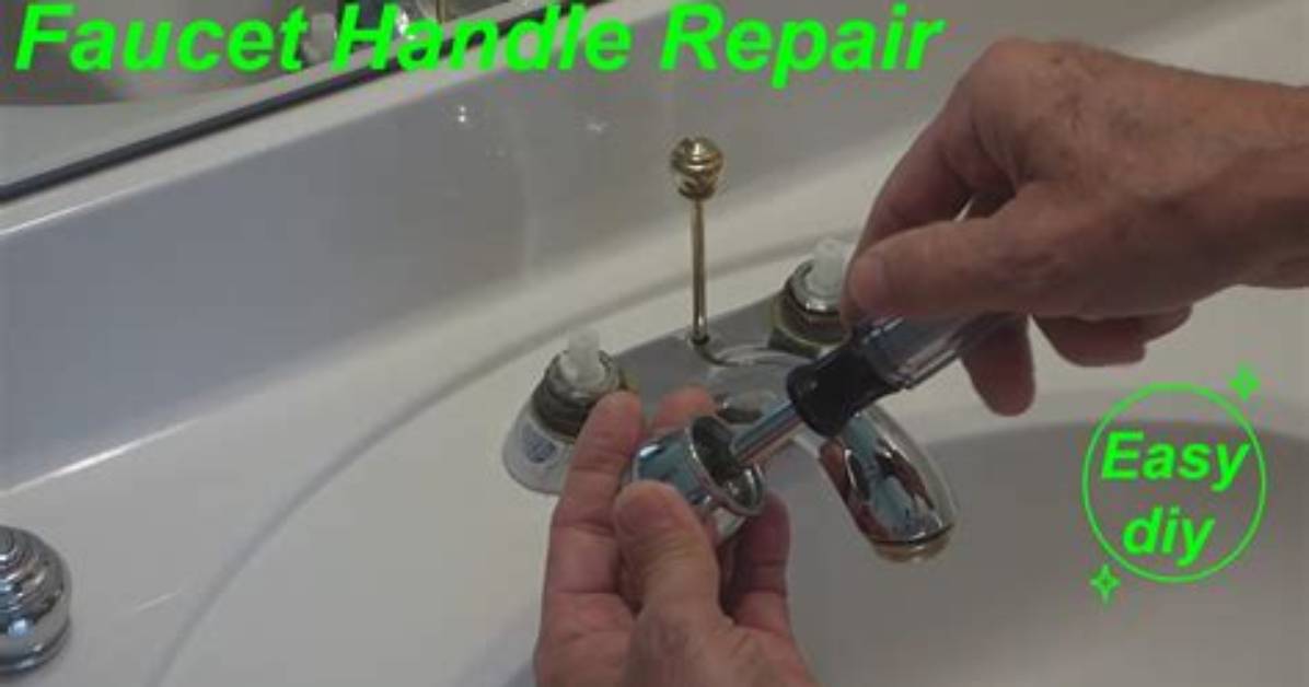 How to Remove a Pegasus Faucet Handle