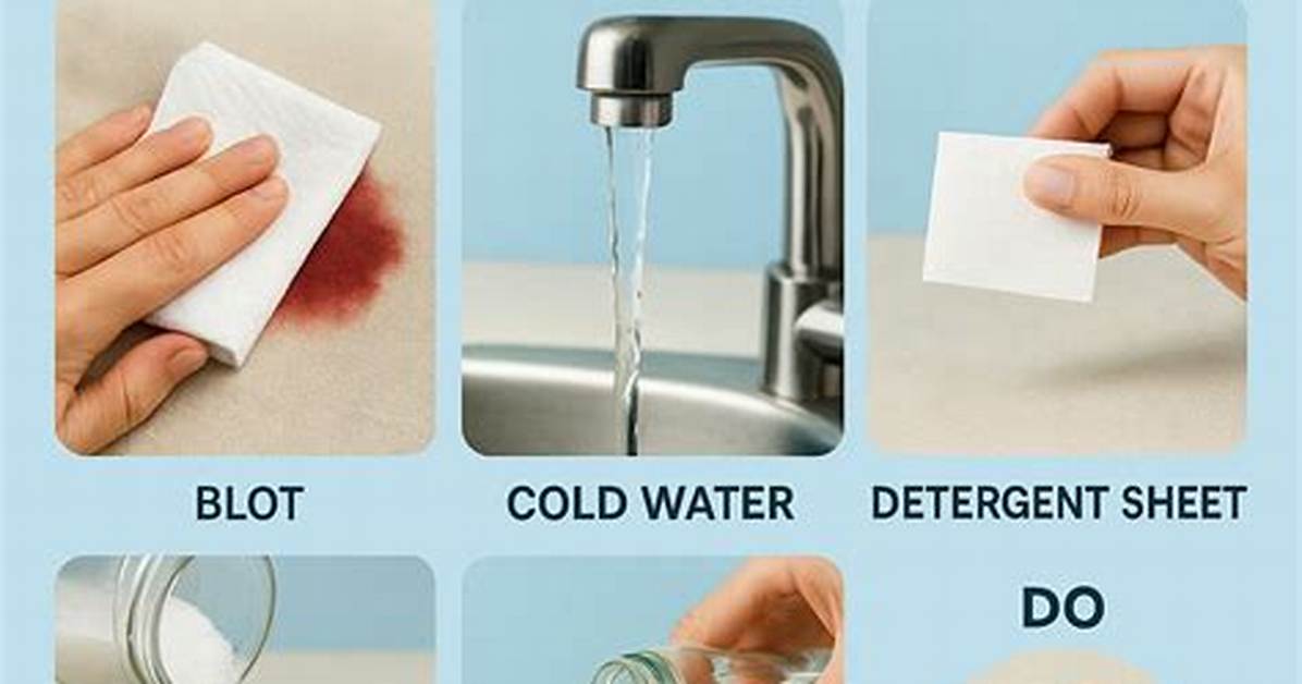 How to Remove a Red Wine Stain on A