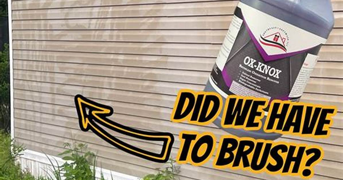 How to Remove Aluminum Siding Oxidation