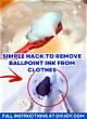 How to Remove Ballpoint Pen Ink from Paper
