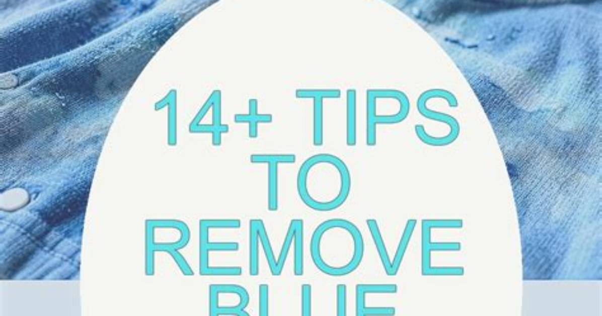How to Remove Blue Jean Dye From