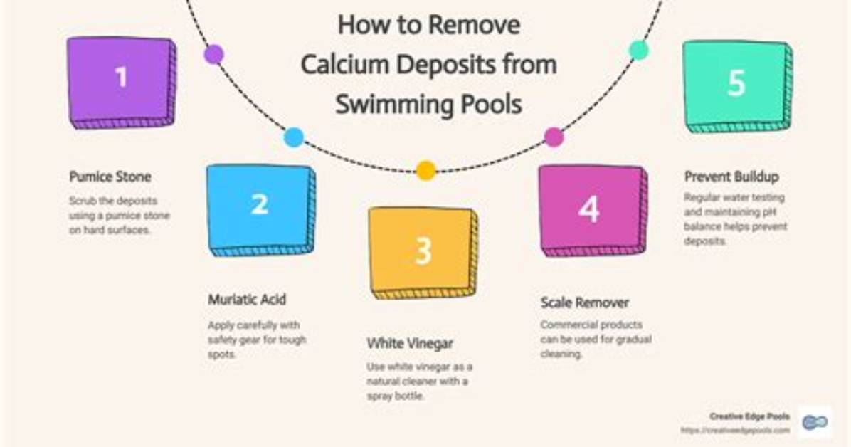 How to Remove Calcium Deposits from Pool Tiles