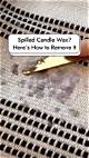 How to Remove Candle Wax from 100% Polyester