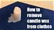 How to Remove Candle Wax from a Wood Deck